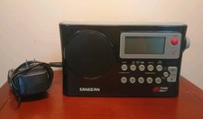 Sangean PR-D4W AM/FM Weather Digital Radio, Black With Adaptor