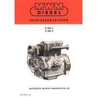 Mwm Betriebsanleitung Dieselmotor D308-2 D308-3 Traktor Bedienungsanleitung
