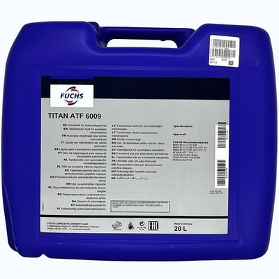 20L High Performance Getriebeöl | Fuchs Titan ATF 6009 | ZF-Automatikgetriebe