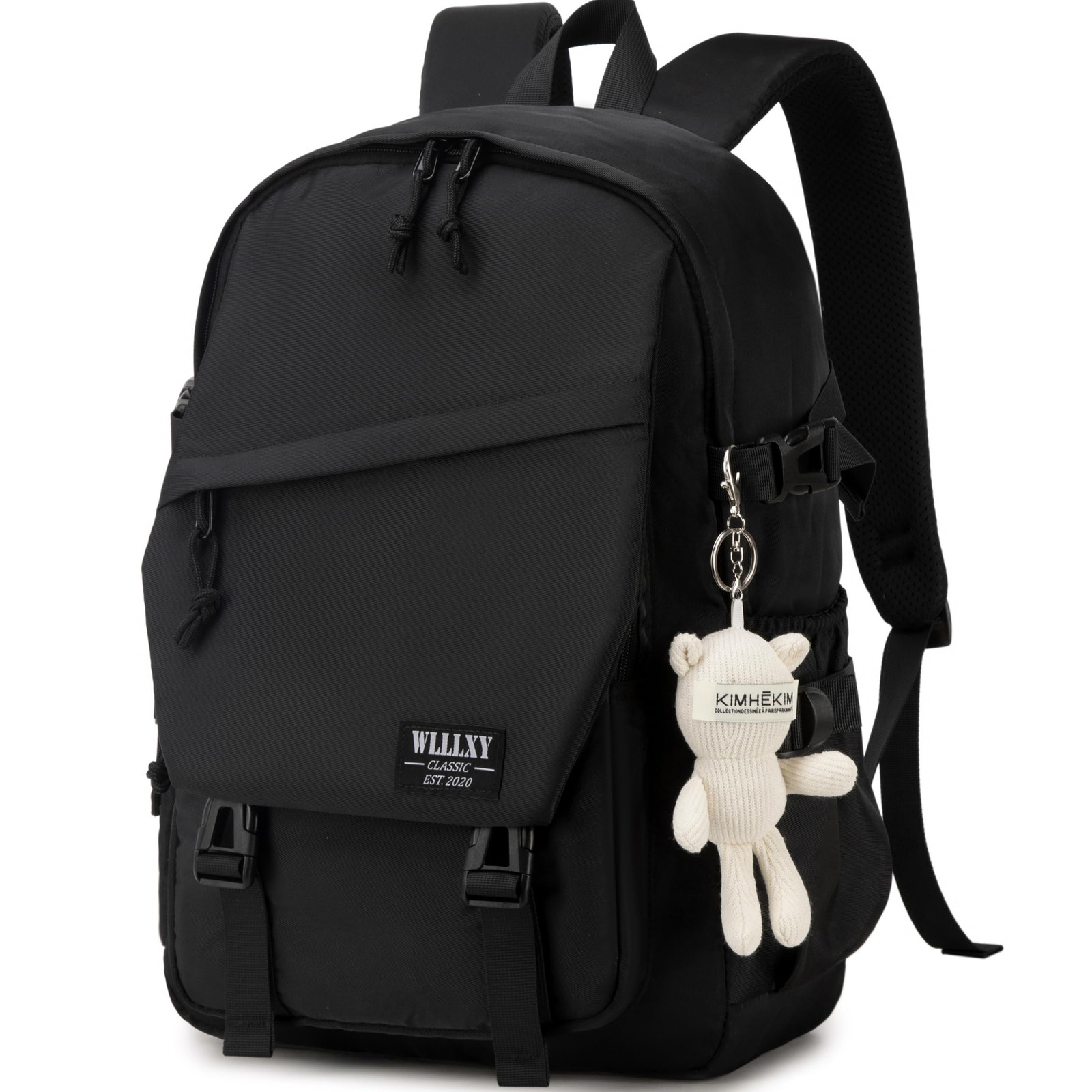 Sleek 15.6 Inch College Laptop Backpack for Men Women High School Students