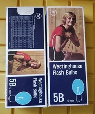 Vintage Westinghouse 5B Flash Bulbs 2 Packs Of 12 In Original New Box.