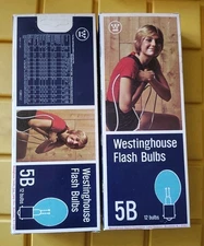 Vintage Westinghouse 5B Flash Bulbs 2 Packs Of 12 In Original New Box.