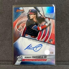 Robert Hassell III RC Autograph/150 Bowman’s