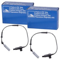 2X ATE ABS-SENSOR Raddrehzahl Vorne Passend FÜR BMW 3 Links+Rechts |