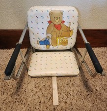 VTG Graco Tot Loc Lock Clip On Table Top High Chair Booster Seat 90s Bear