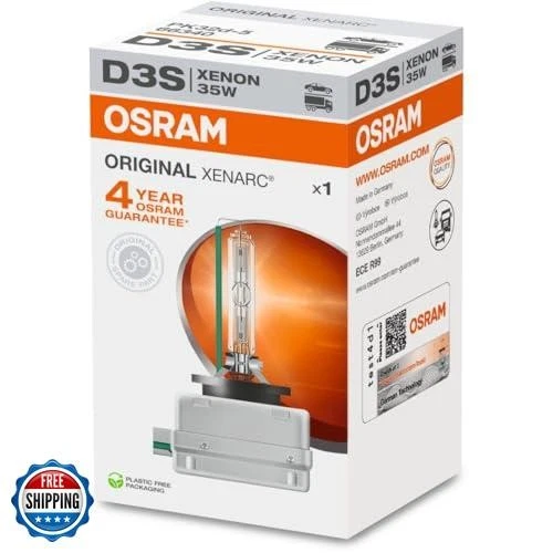 Genuine Osram 66340 Xenarc 35W D3S PK32D-5 4600K HID Xenon Light Bulb (1 Pack - Image 3 of 4