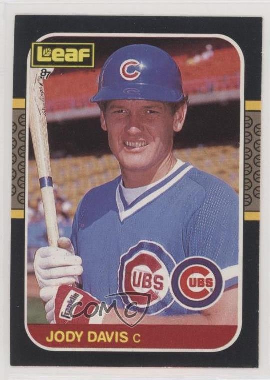 1987 Leaf Canadian Jody Davis #48 9cd