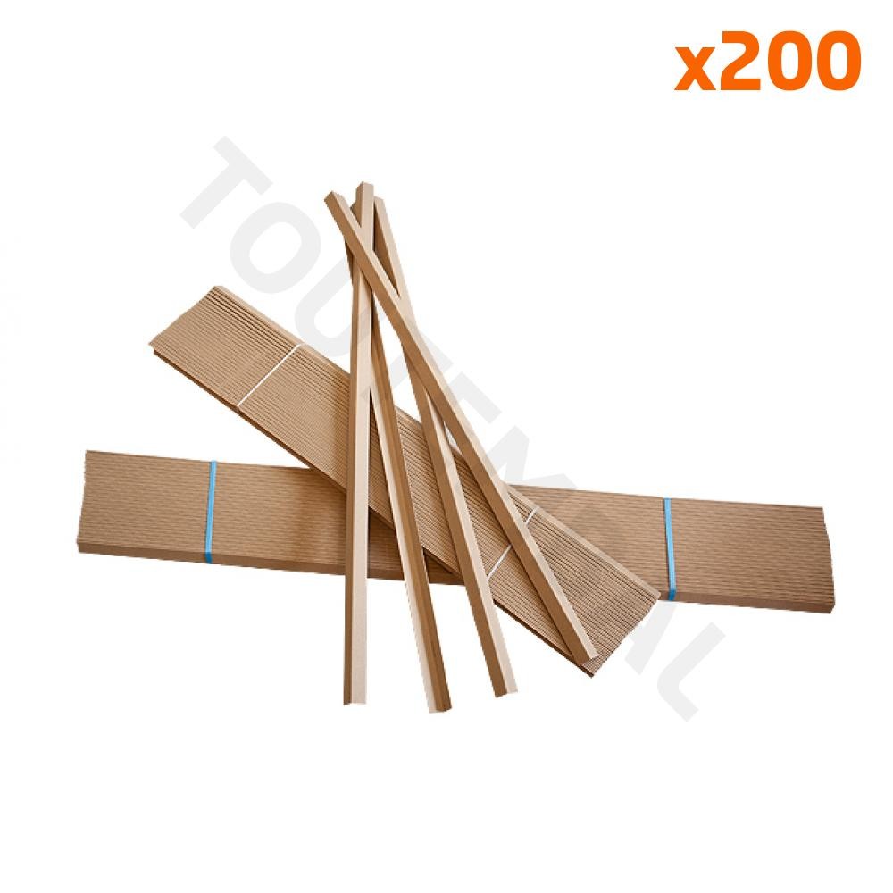 Cornière carton pour sécuriser le cerclage de vos palettes, angle d'emballage rigide 300 mm
