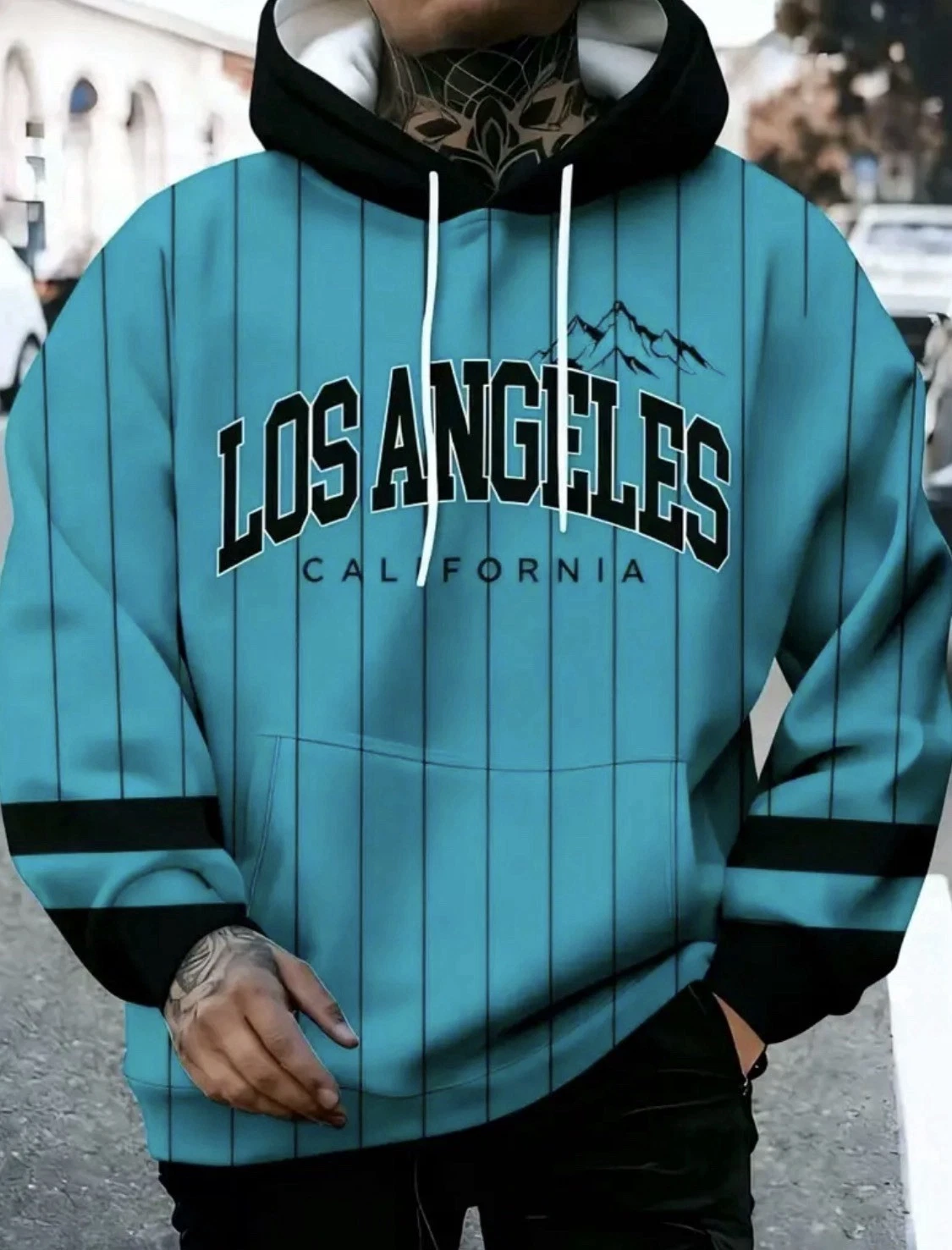 Men's Colorful Sweatshirts Hoodie long sleeve oversized BIG size 5XL