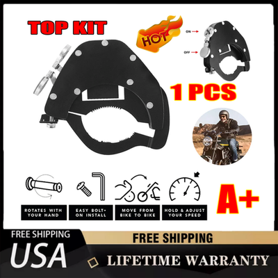 #ad Top BottomKit Throttle Lock Universal Motorcycle Cruise Control Throttle Assist. $14.07