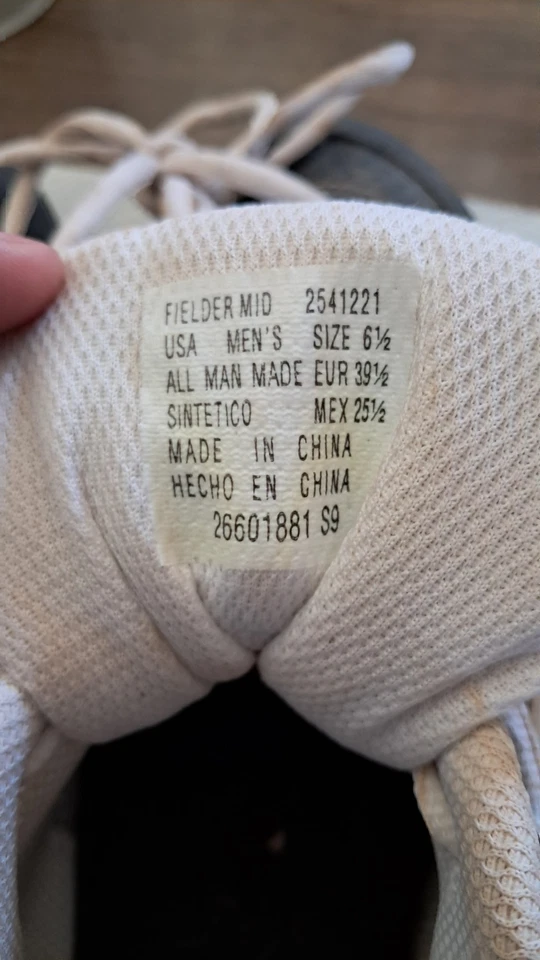 Botines de béisbol softbol marca Starter talla 6,5 negro blanco zapato usado Foto 2 de 4