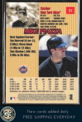 Mike Piazza 1999 Bowman's Best #31 NM-MT OR BETTER New York Mets