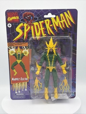 Hasbro Marvel Legends Electro Action Figure New Retro Spider-Man Collection