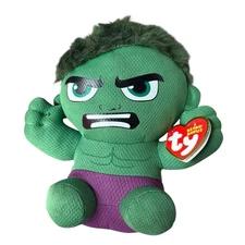 TY Beanie Babies The Hulk Marvel Plush NEW 2021 Tags 7 inches