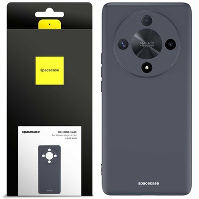 Spacecase Silikonhülle Für Honor Magic 6 Lite Schwarz