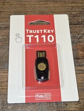 FIDO Security Key TrustKey T110 FIDO2 U2F Two Factor Authentication USB Key Type