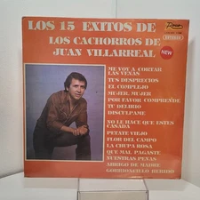  15 Exitos De Los Cachorros De Juan Villarreal Sealed Sellado Vinyl LP Vinilo 