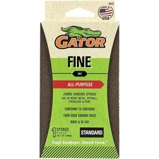 Gator 4633GA Fine 3" x 5" x 1" Jumbo Sanding Sponge All Purpose-1PK