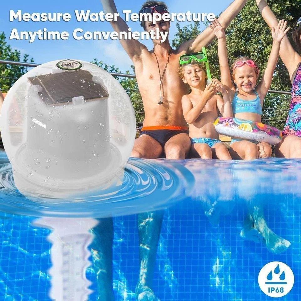 Pyle Solar Light Up Torch Globe Thermometer Auto Charges Sunlight Auto Light - Image 3 of 4