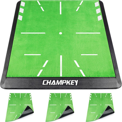 Heavy-Duty Golf Hitting Mat - Swing Path Feedback Golf Practice Mat - Ideal for