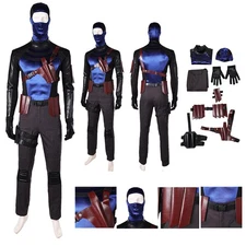 2025 Bullseye Cosplay Party Jacket Pant Mask Halloween Carnival Suit Uniform Men