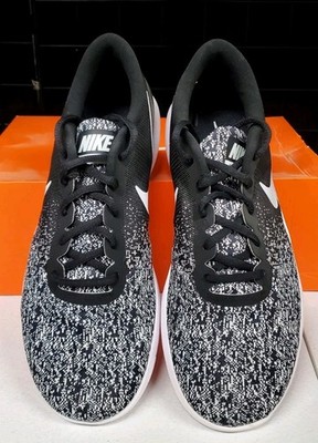 Nike Flex Contact Black White Mesh Sneaker 908983-001 Men