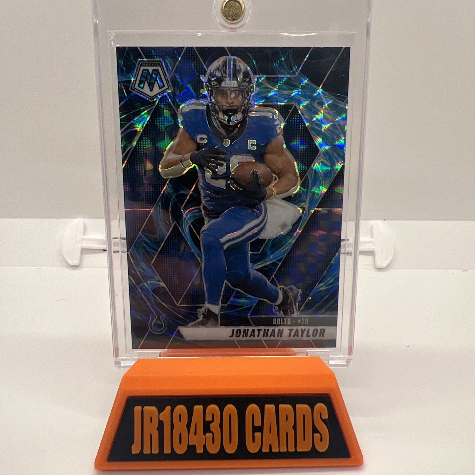 2025 Panini Mosaic Jonathan Taylor #235 Genesis Case Hit Indianapolis Colts 🔥