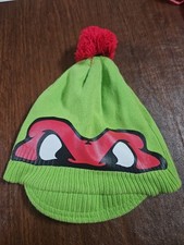 TNMT Teenage Mutant Ninja Turtles Red RAPHAEL Cotton BEANIE w/bill