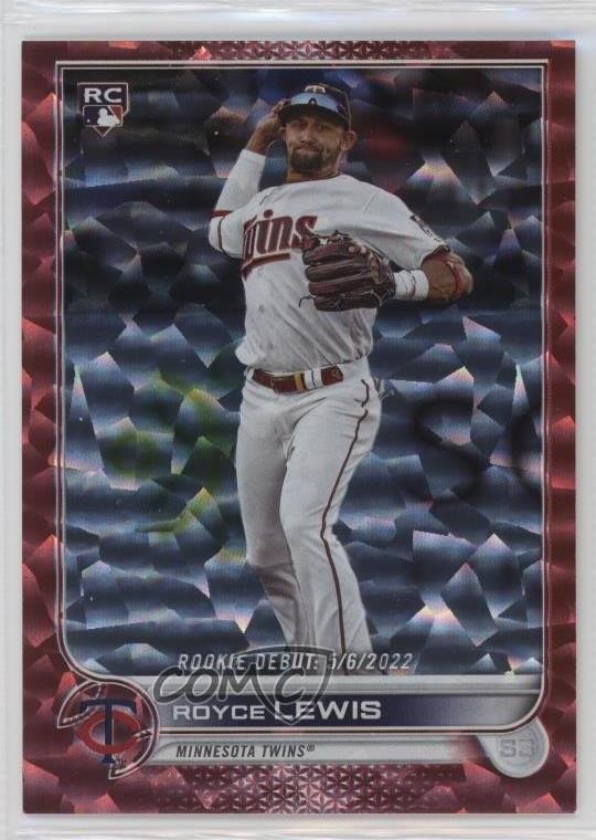 2022 Topps Update Rookie Debut Red Foil 124/199 Royce Lewis #US149 08nc