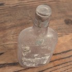 HALL PINT Clear Glass Liquor Bottle Pint Size Half Pint Style — photo 3