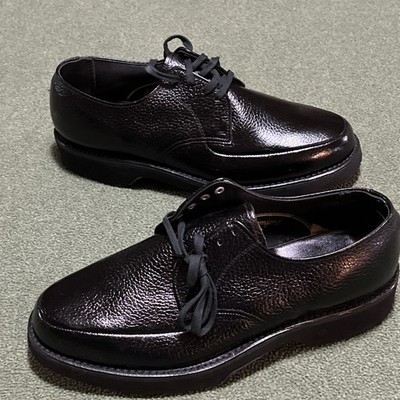 Weyenberg Oxford Black  Pebble Grain Leather 7.5 EEE Made In Ireland NewOld