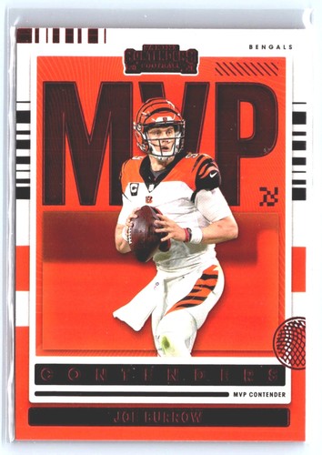 Joe Burrow #MVP-JBU — 2021 Panini Contenders MVP football card