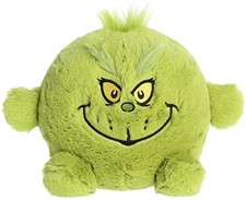Aurora Whimsical Dr. Seuss Grinch Ball Plush Stuffed Animal Toy 8" 15235