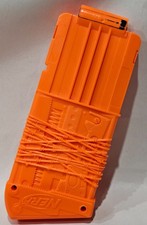 Nerf Zombie Strike 10 Round Dart Ammo Magazine Clip Orange Original