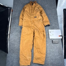 Walls Work Wear Insulated Coveralls Large Tall Brown Cotton Brown / Tan