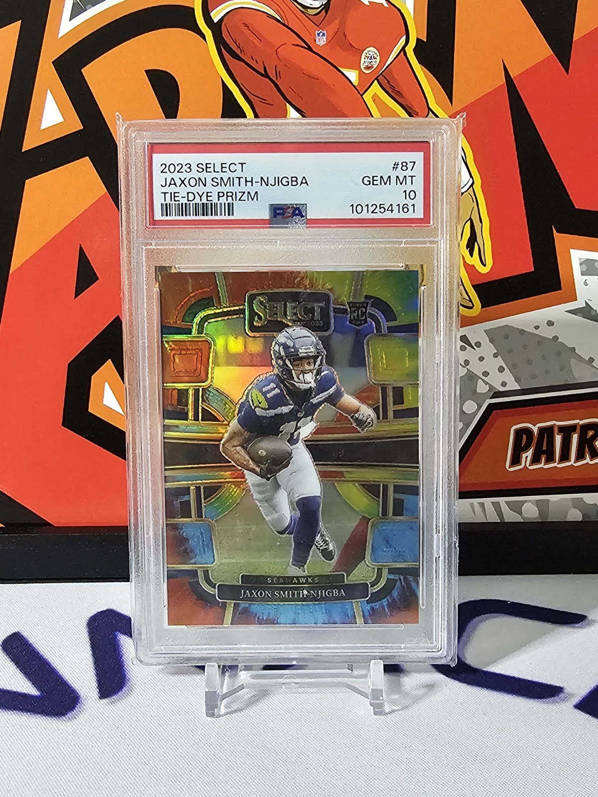 2023 Panini Select Jaxon Smith-Njigba #87 15/25 Tie-Dye Prizm PSA 10 SP LOW POP✅