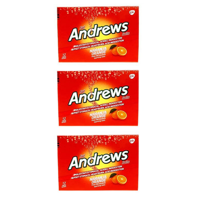 Andrews Salts Naranja Instant Relief from Upset Stomach - 36 Sachets