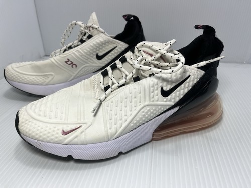 Women Shoes Size 8.5 Nike Air 7 C Lace Up Running Sneakers White Low Top USED - Picture 4 of 9
