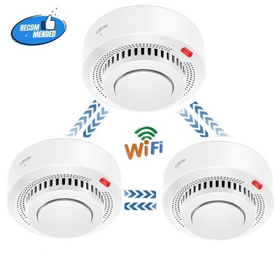 Rauchmelder WiFi Funk Feuermelder Feuerwarnung WLAN Smart Tuya Brandmelder DHL