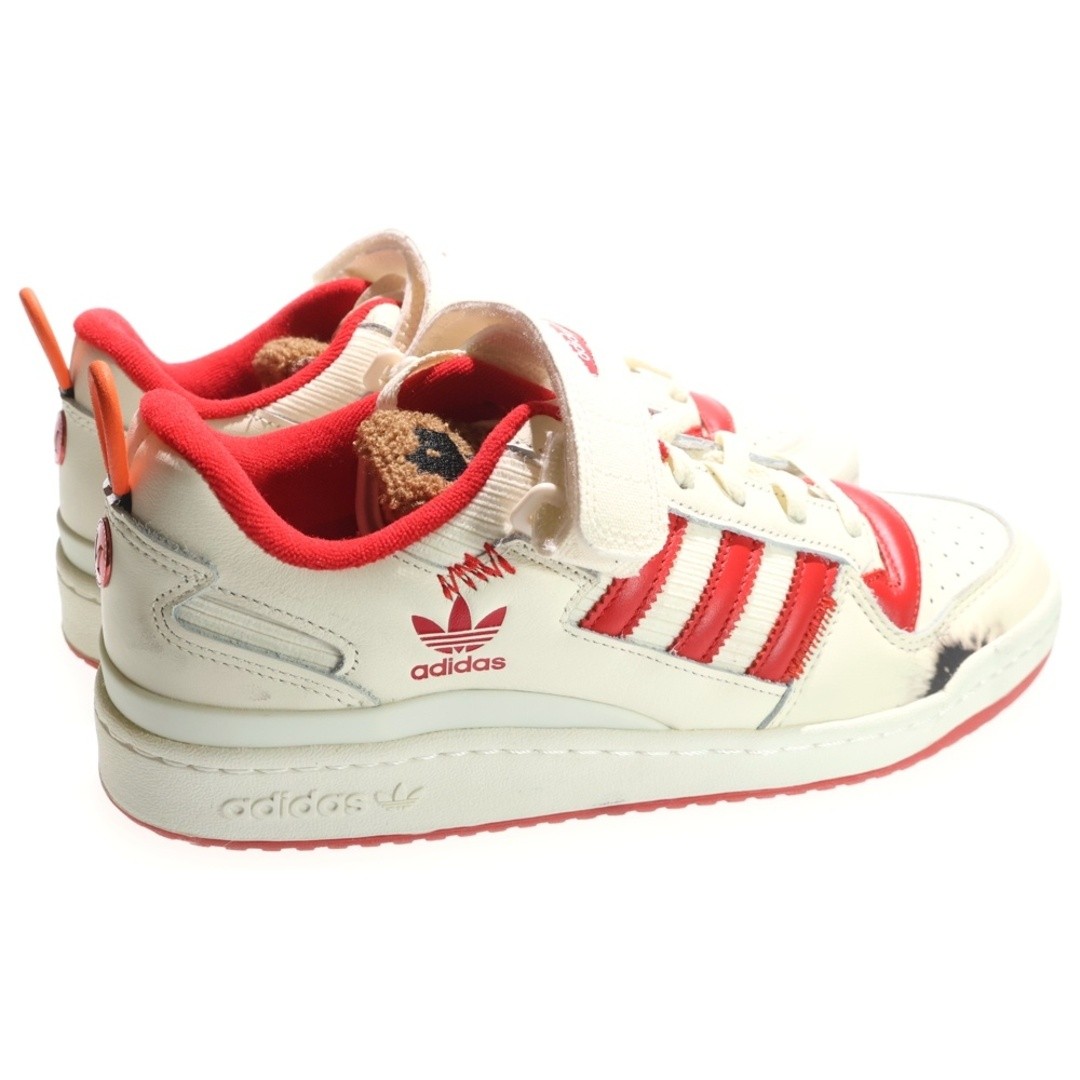 adidas XHOME ALONE FORUM LOW Home Cut Sneakers Beige red US9.5 27.5cm Used 2cac7 thumbnail 3