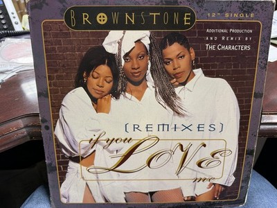 Brownstone If You Love Me 12'' 1994 MJJ MUSIC 49-77733 R&B