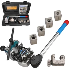 Brake Line Flaring Tool Kit for 45 Degree Single, Double and Bubble Flares, 3...