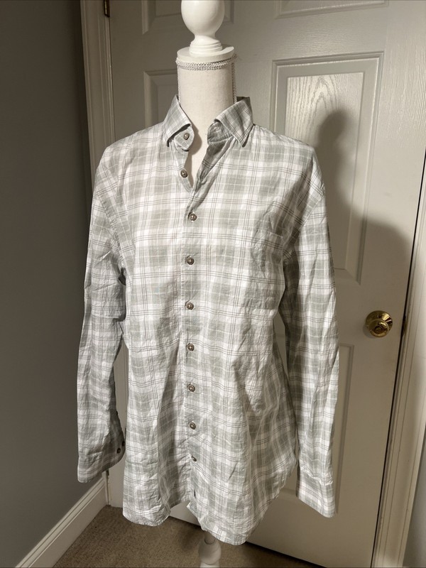 Johnnie-O Men’s button down Size Large EUC