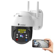 PTZ Security Camera Outdoor FHD WiFi IP Camera with Humaniod Detection, 8MP