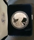 2000 American Eagle 1oz .999 Silver Dollar in Full Color With COA Original Box