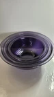 Set of 3 Vintage Pyrex Purple Amethyst Glass Nesting Mixing Bowls