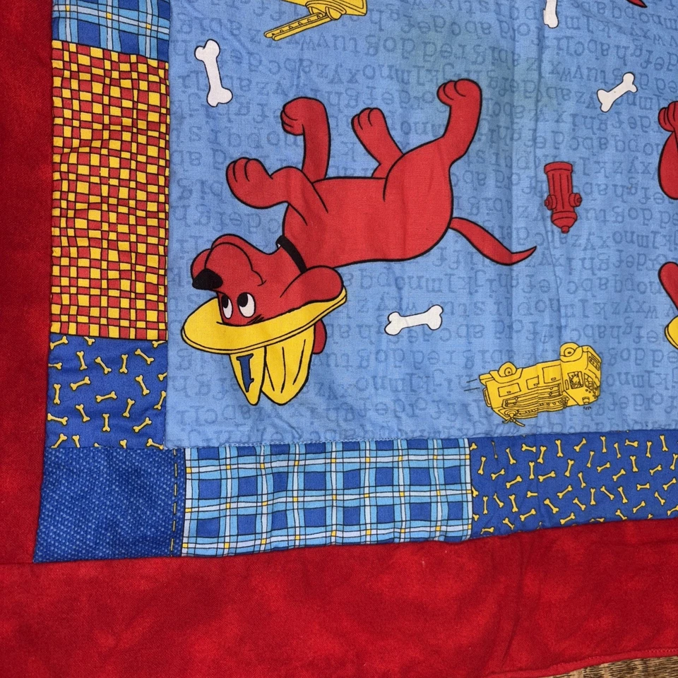 Edredón de franela y algodón Clifford EL GRAN PERRO ROJO 27 X 36 Foto 4 de 4