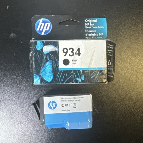 Genuine HP 934 Black Ink Cartridge Best Exp 12/2022 - Picture 1 of 5