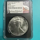 Anna Cabral signed U.S. Mint American Eagle 1986 1 oz Silver MS69 NGC