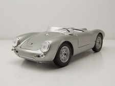 Porsche 550 A Spyder silber Modellauto 1:18 Maisto